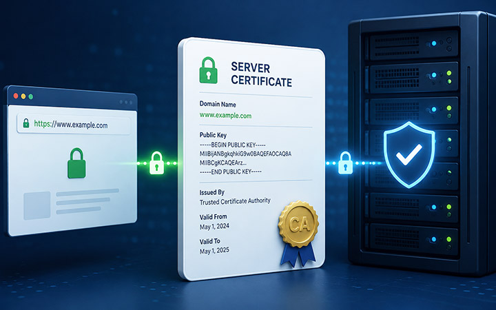 Strežniški certifikat Strežniški certifikat